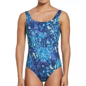 Nike NEW w/ Tags Midnight Navy Active One Piece Swimsuit, Sz Large